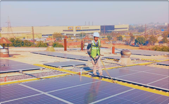 503 kw ongrid solar power system installed at Tecumseh Products India Pvt Ltd - BALLABGARH FARIDABAD- HARYANA